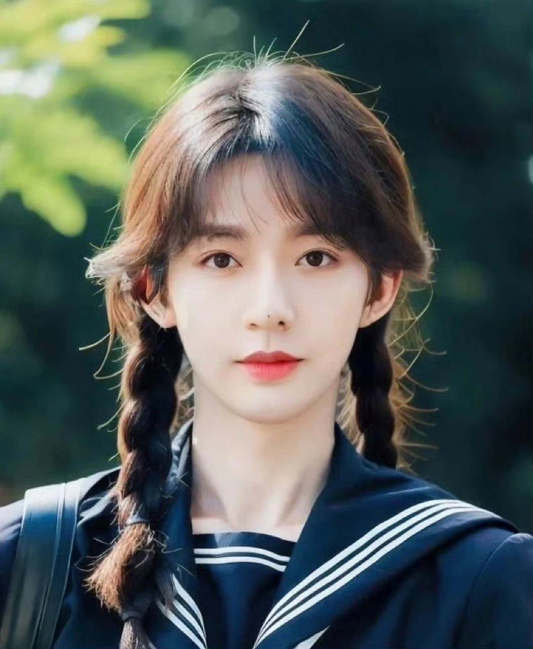 邓为的女装像杨紫妹妹!