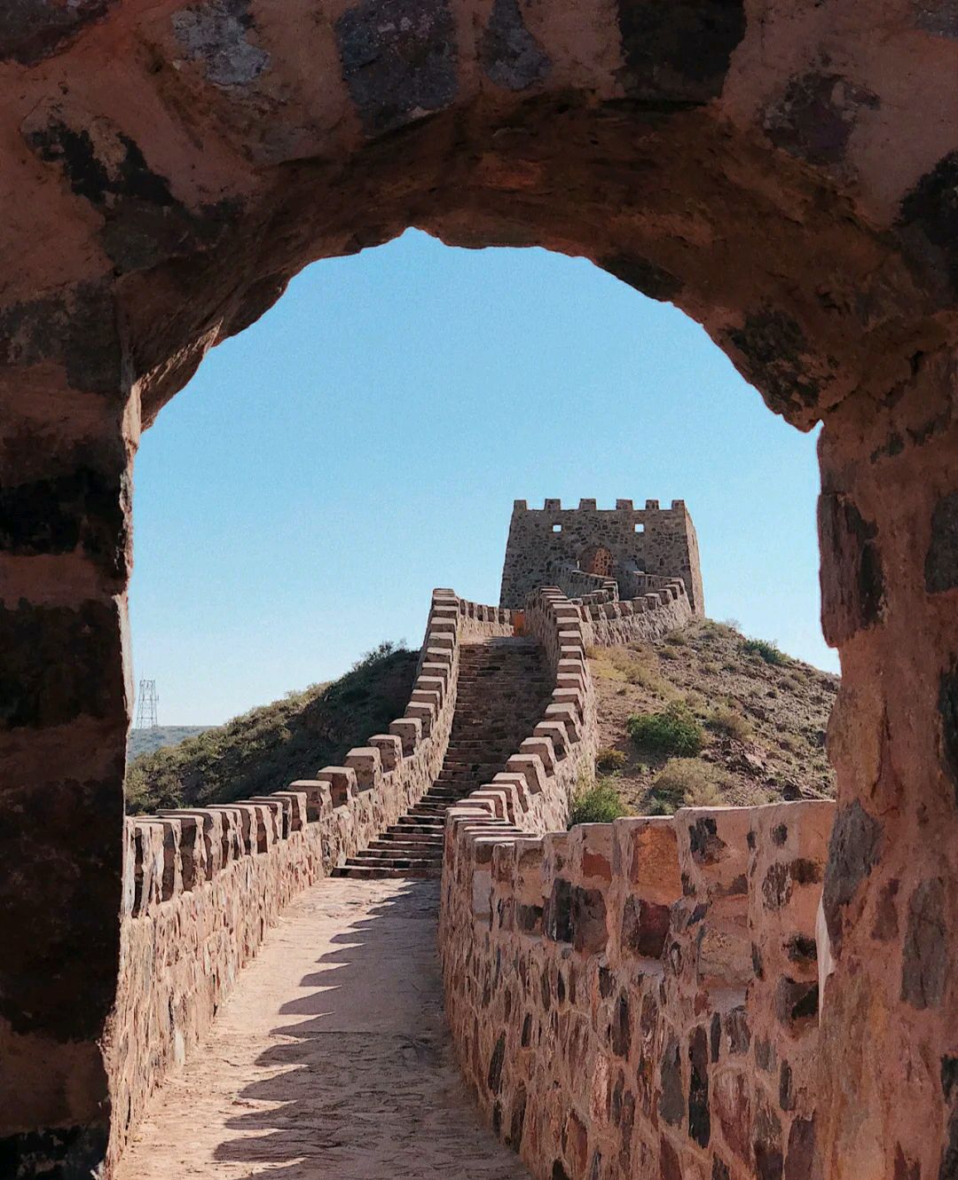 中卫旅行-秦昭王古长城,在大漠黄沙深处,滚滚黄河岸边!