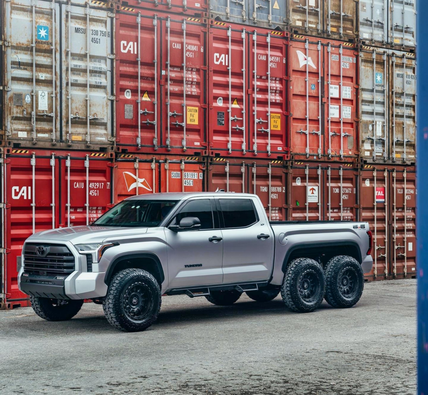 丰田坦途6x6皮卡车#丰田坦途# #皮卡改装