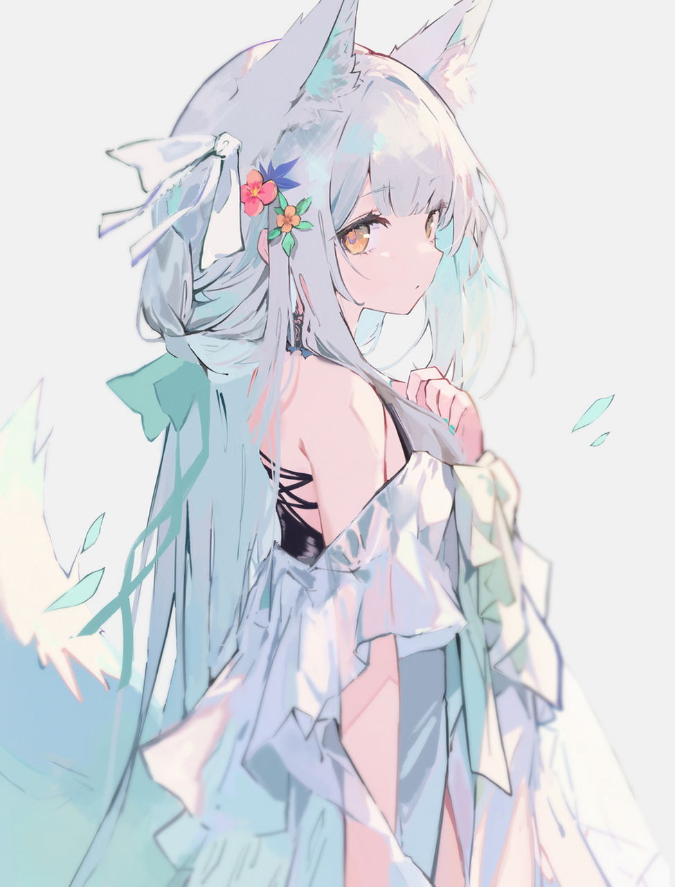 狐耳少女 画师:コカオ