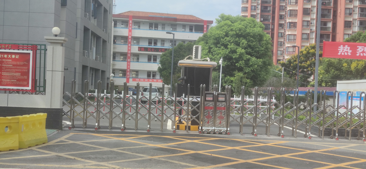 蔡甸五中的同学们