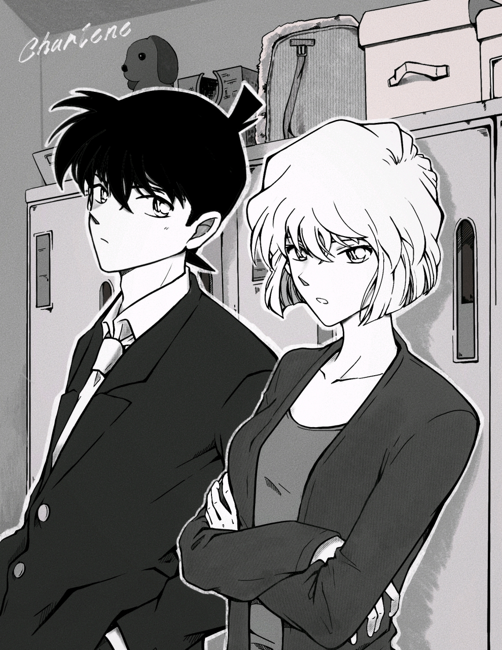 名侦探柯南# 极具魅力的新志同框[温暖][温暖] lofter:charlene lee