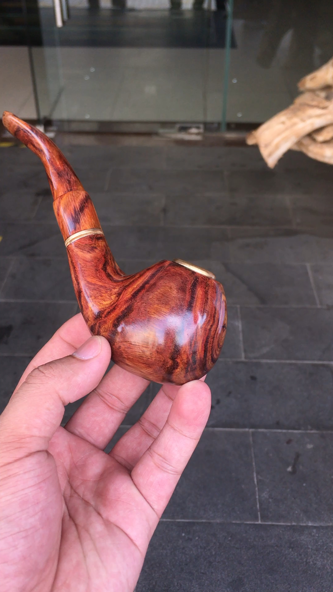 海南黄花梨烟斗