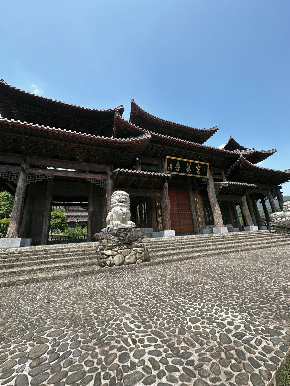 浏阳宝盖寺 古老建筑天然的魅力