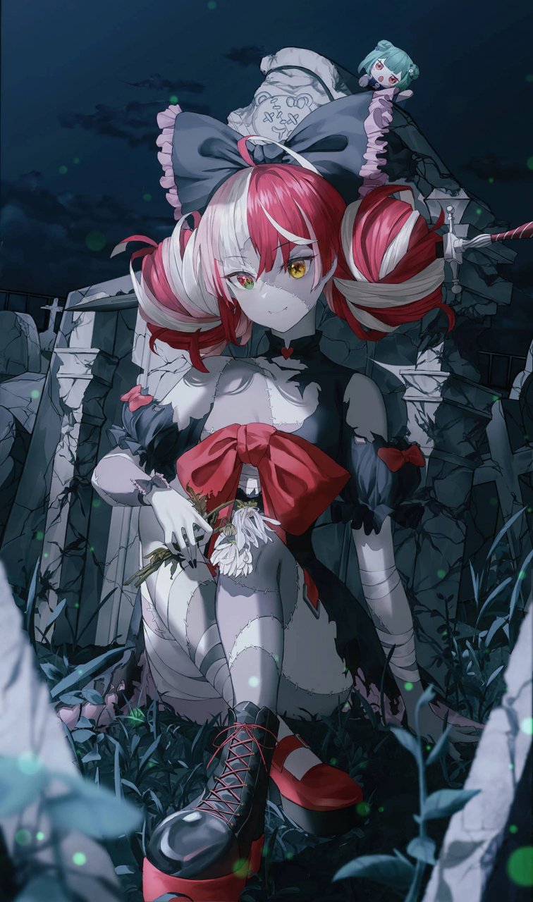 从墓地里破坟而出的僵尸,她将来可是要成为偶像的女人呀[三哈]#二次元