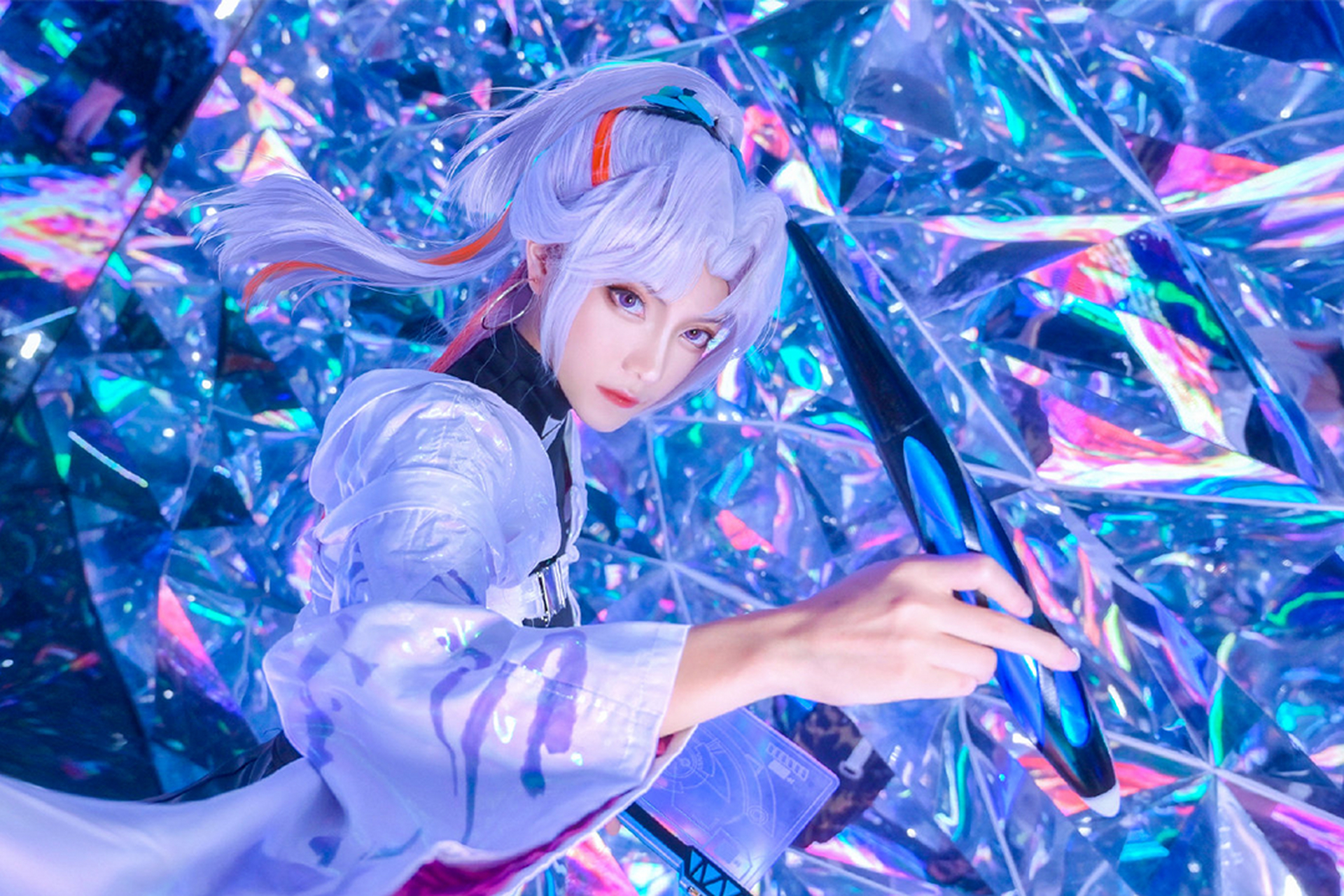 cosplay# #王者荣耀# #二次元# 上官婉儿,天狼绘梦者,太飒了