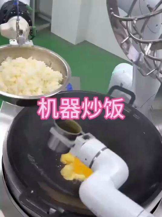 你见过会炒饭的机器吗