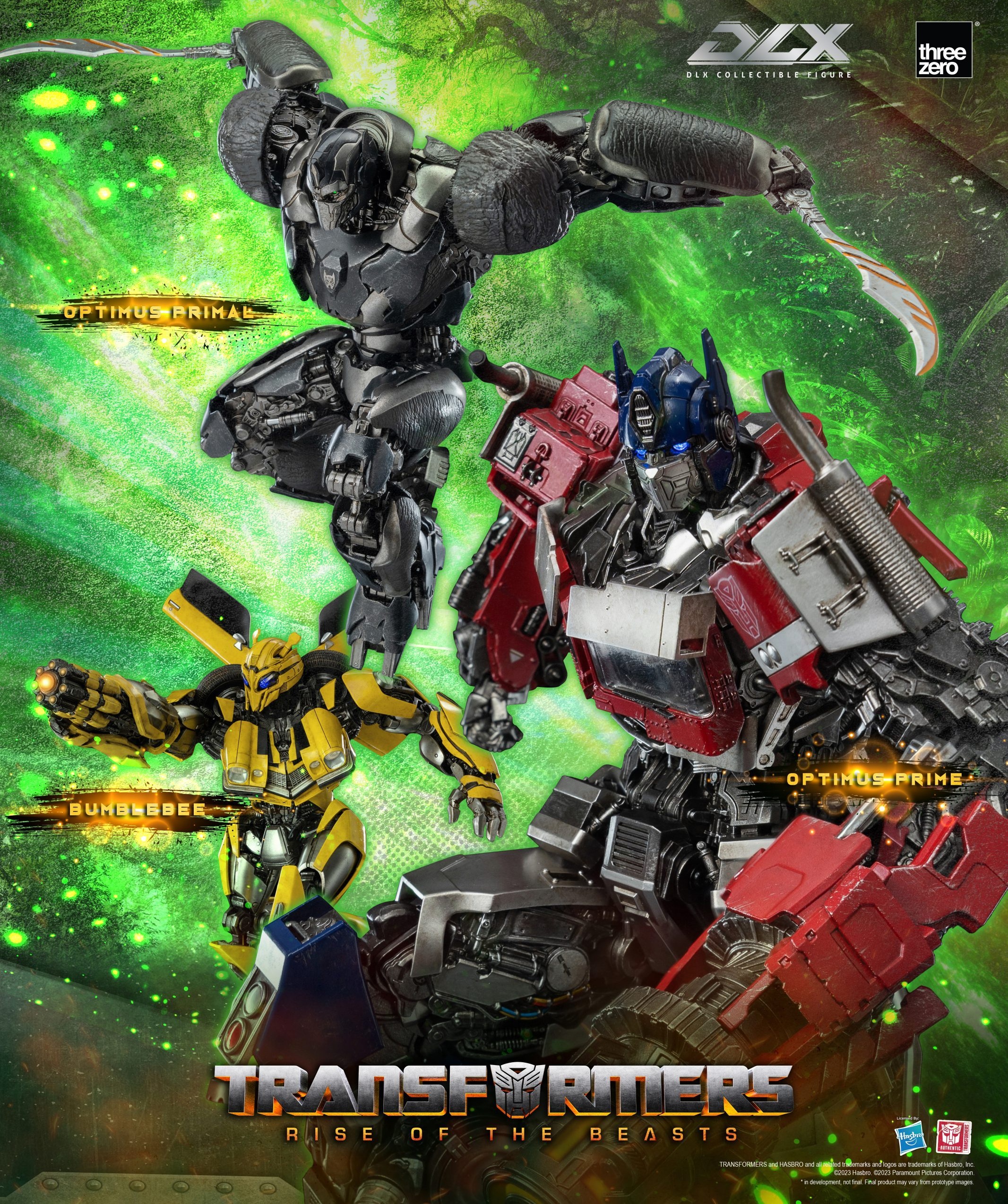 threezero《变形金刚:超能勇士崛起》dlx 擎天圣官图公布