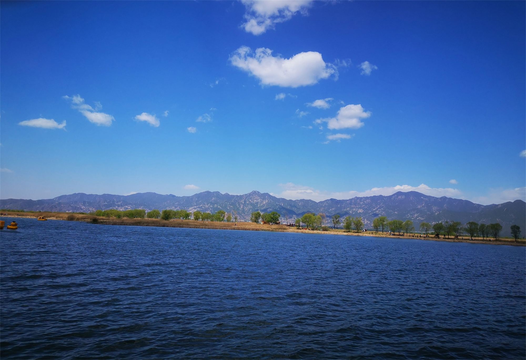 北京市延庆野鸭湖国家湿地公园风景照片