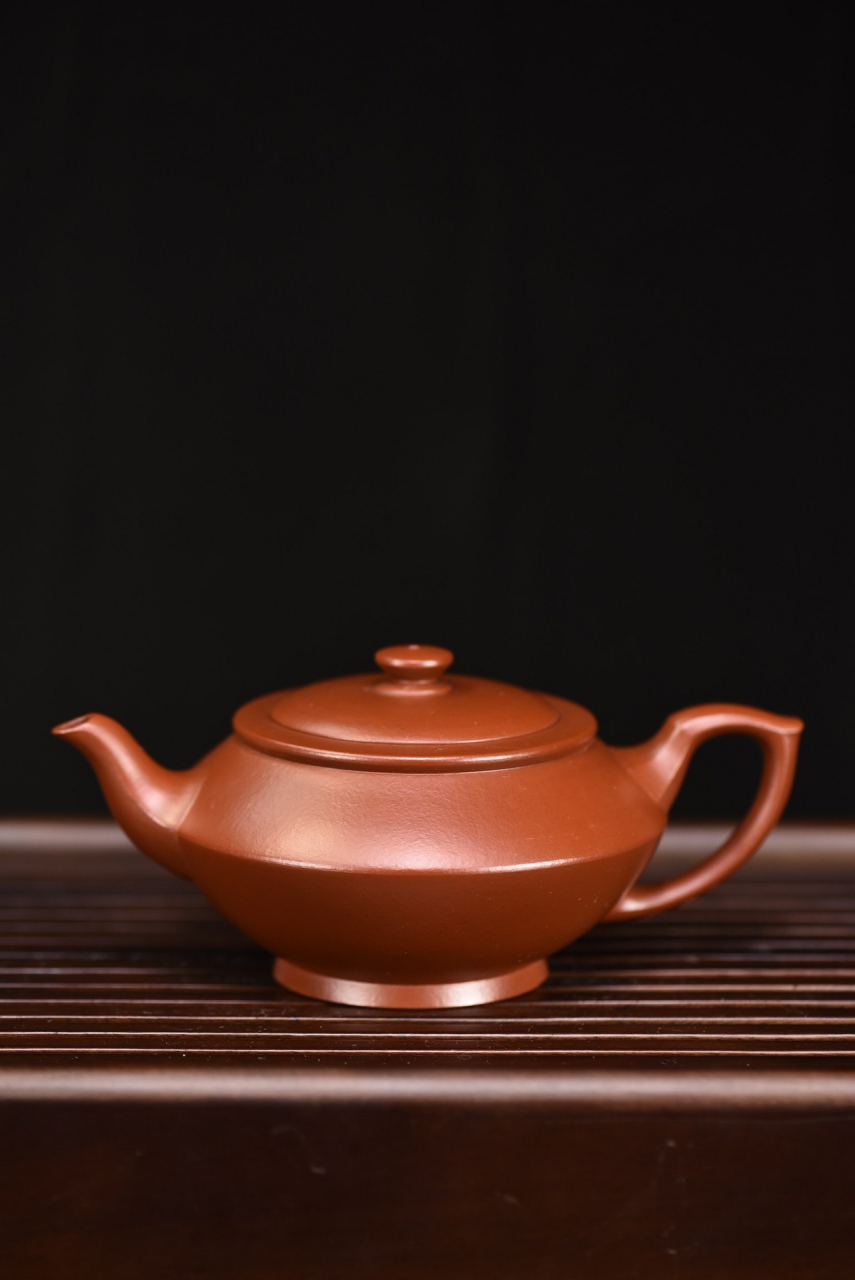 陈海涛【汉云】  原矿朱泥  280ml#紫砂壶# #全手工