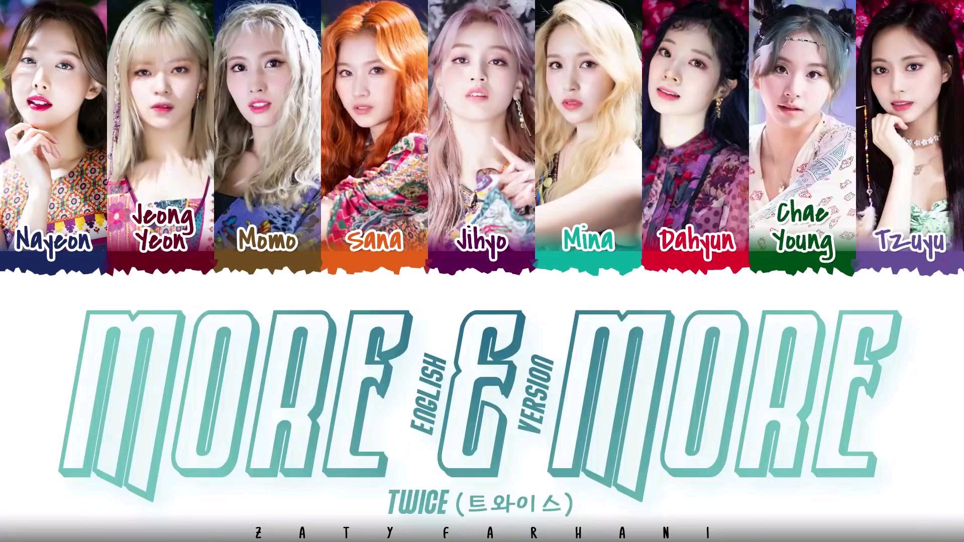 [图]twice歌曲《MORE&MORE》字幕版