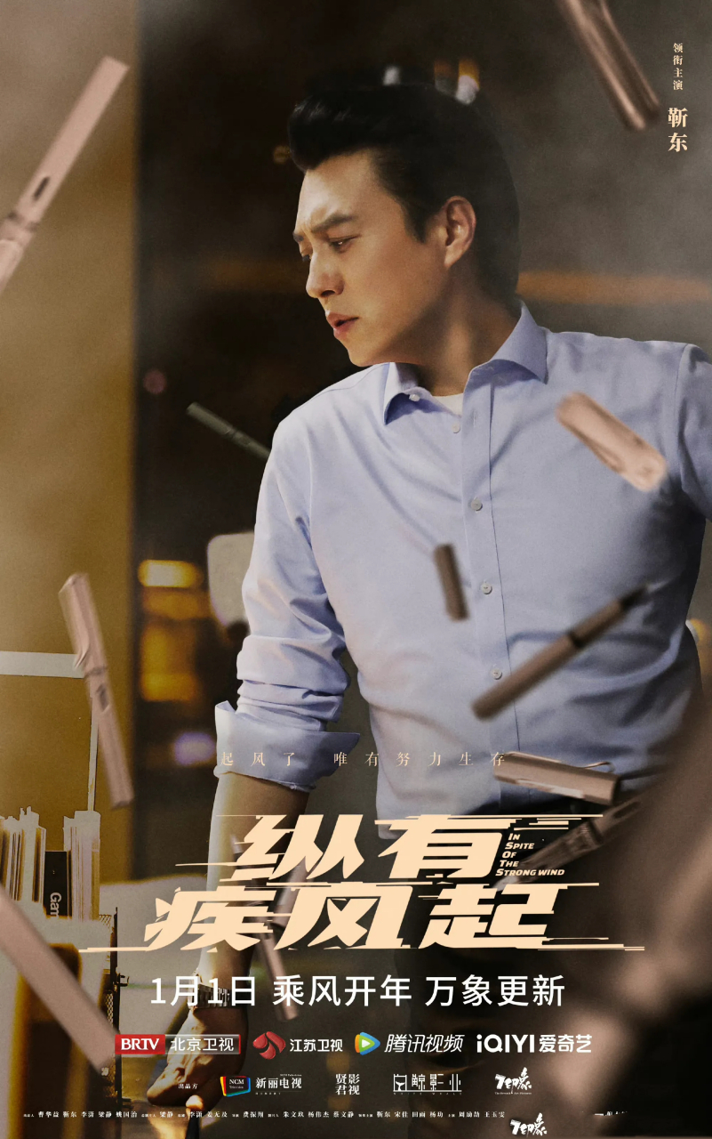 电视剧《纵有疾风起》1月1日起,每晚19:30分,北京卫视,江苏卫视晚间
