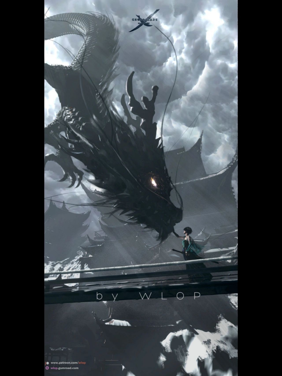 今日推荐:wlop#鬼刀# #动漫# #壁纸