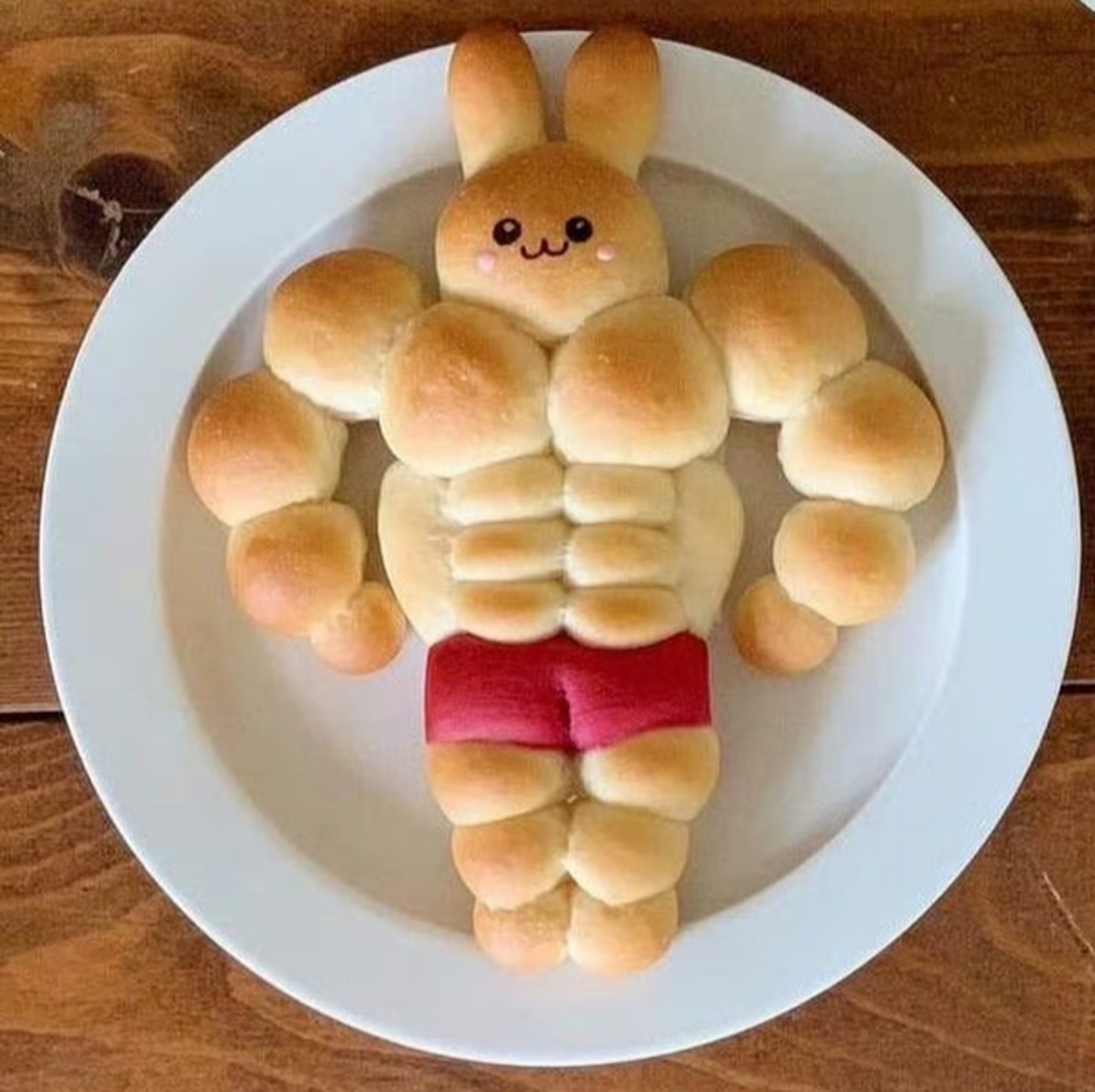 八块腹肌面包看起来很棒,可以试一下