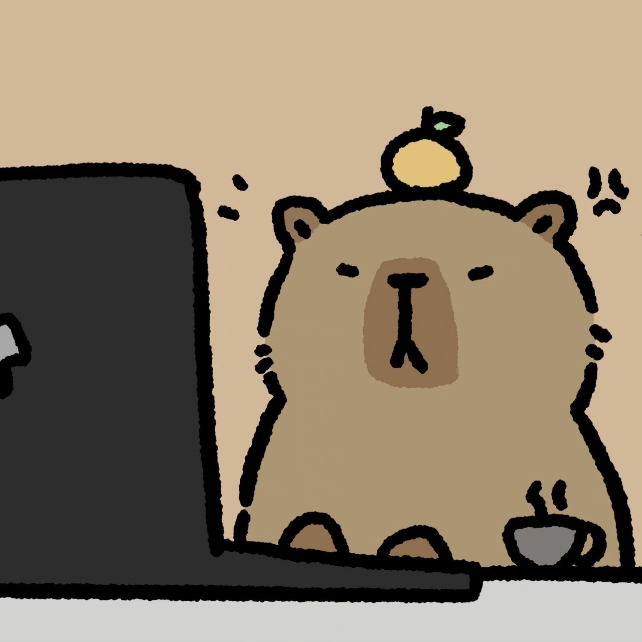 好可爱的水豚头像呀#秋日生活创作季# #秋日生活创作季