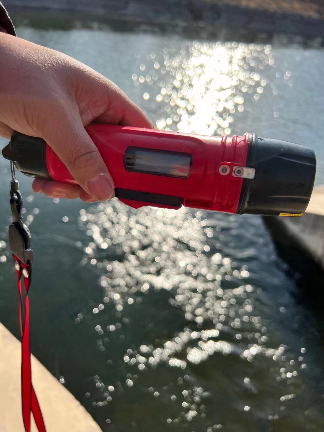 测深仪户外水深测量仪,便携式测深仪手持式河道水库测深仪sm6a