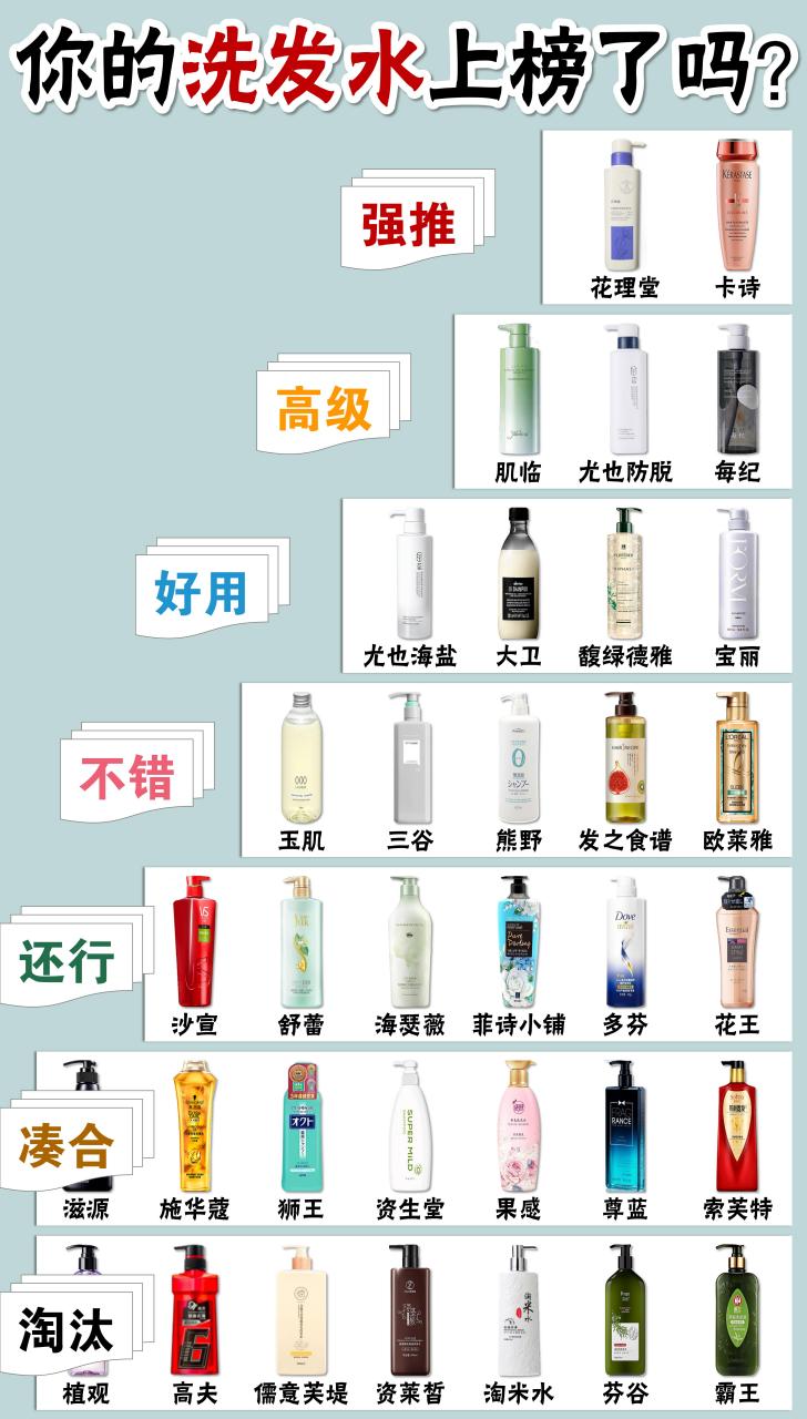 这俩国货排名第一#洗发水# #油头# #国货