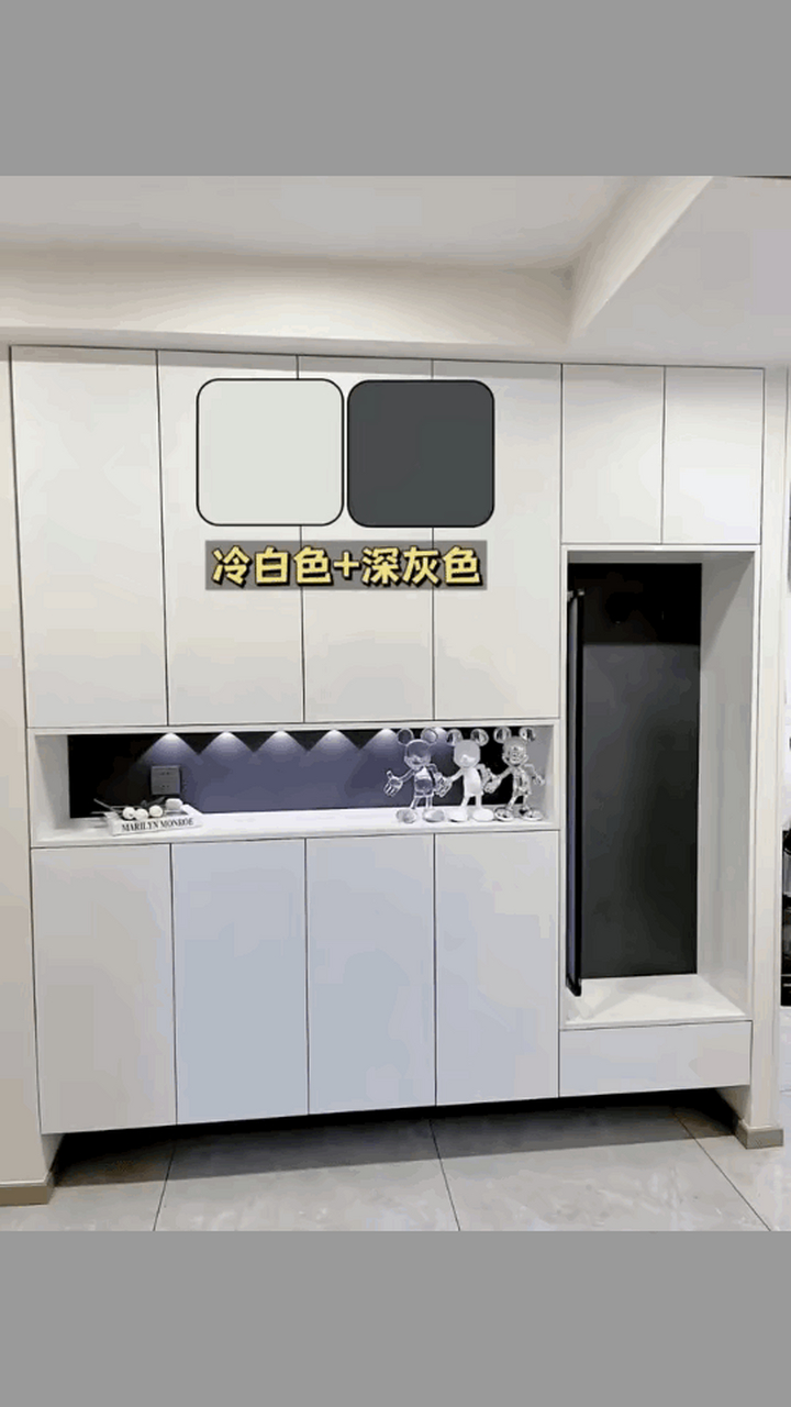 八款鞋柜颜色搭配.