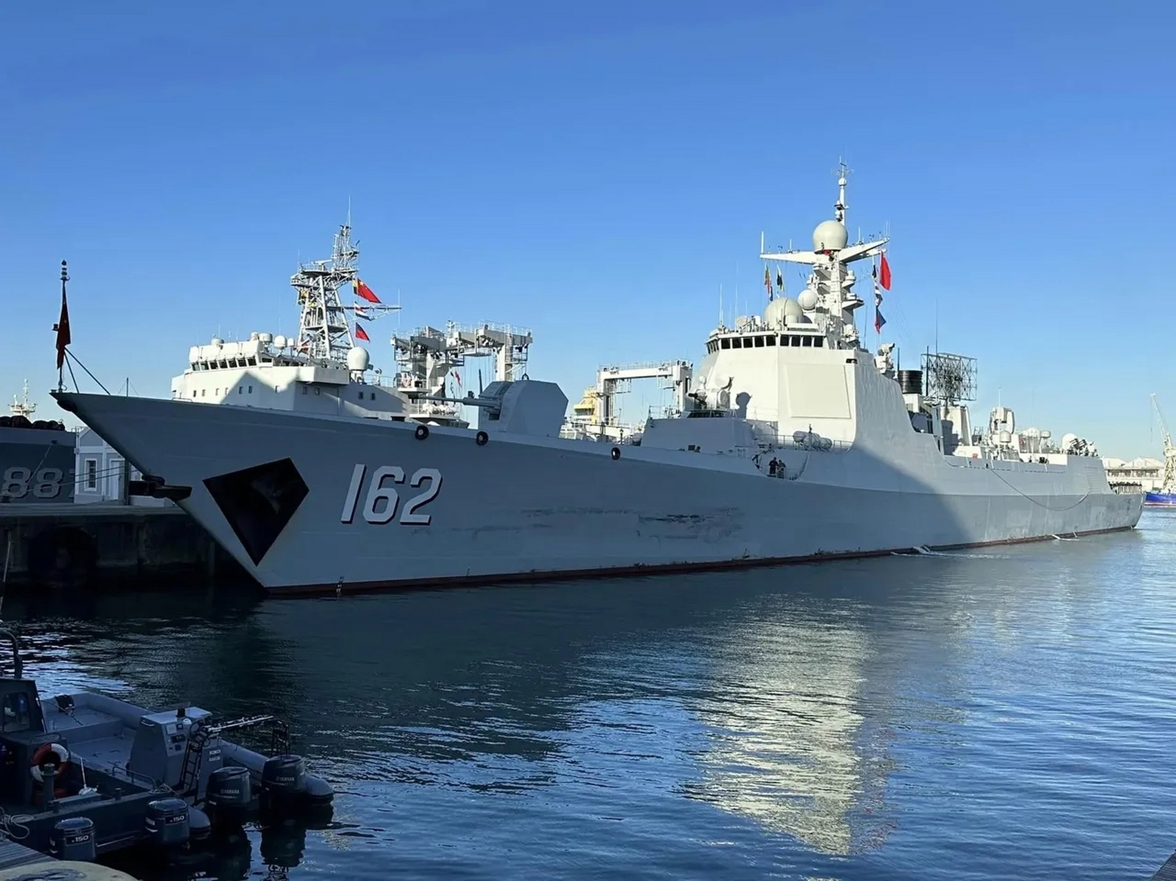 中国9899海军162南宁舰 052d型驱逐舰(加长型) 由该舰组成的第43