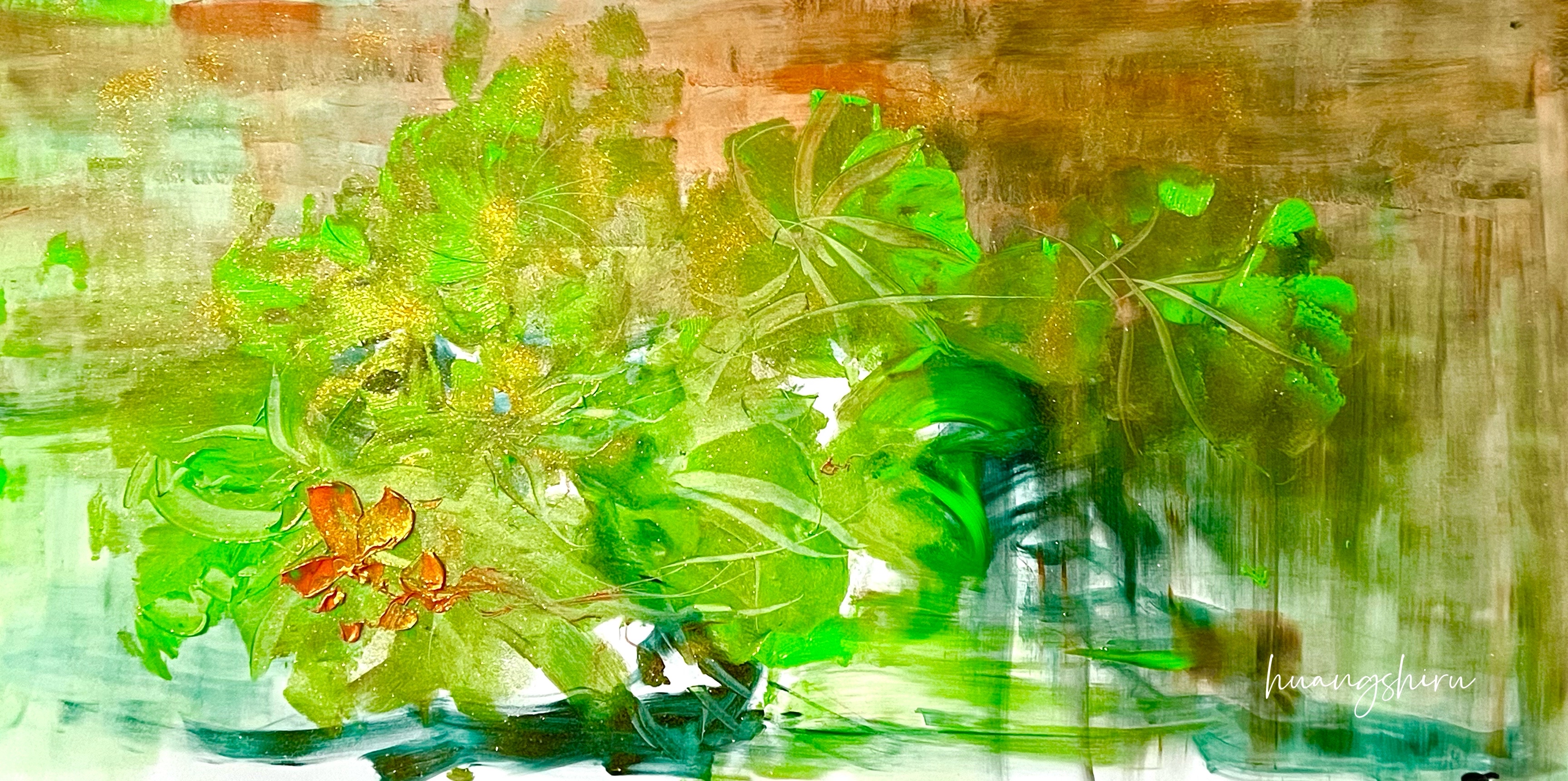 黄诗茹绘画作品《春色》