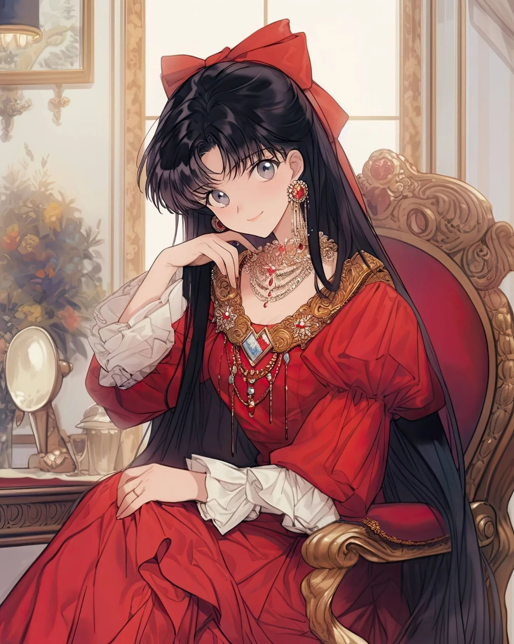 美少女战士的欧式宫廷复古风头像分享 看起来都挺好看的 #4月创作打卡