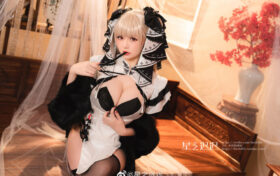 碧蓝航线可畏旗袍cos