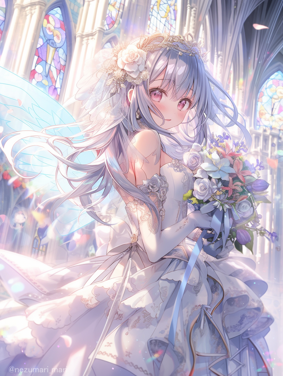 二次元# 纯白的花嫁少女[温暖]