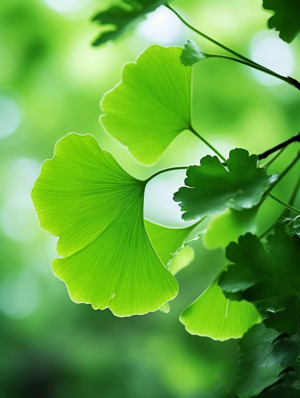 我最爱的银杏叶,拍得好唯美