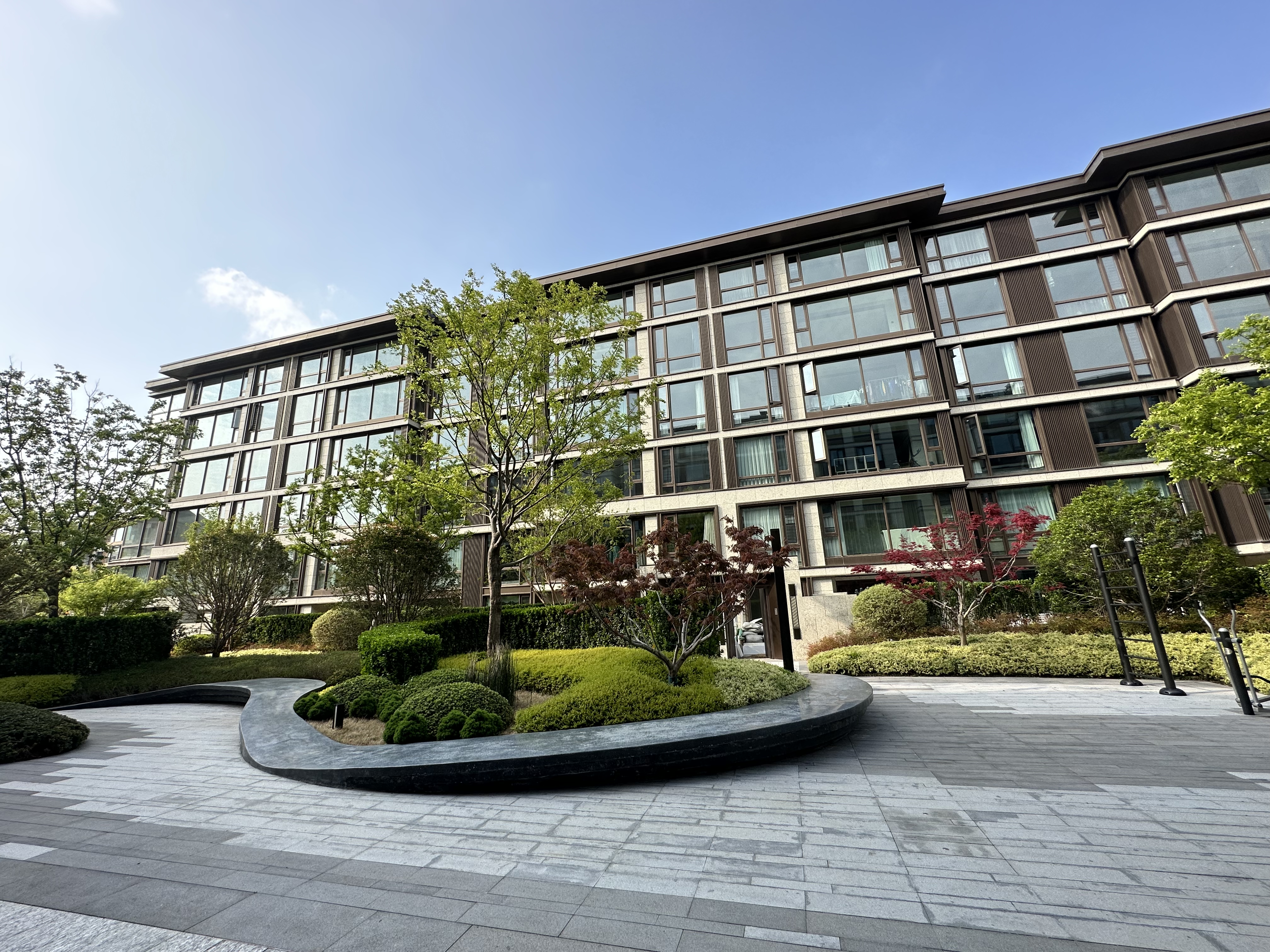 北龙湖正弘臻小区实景拍摄小区园林景观