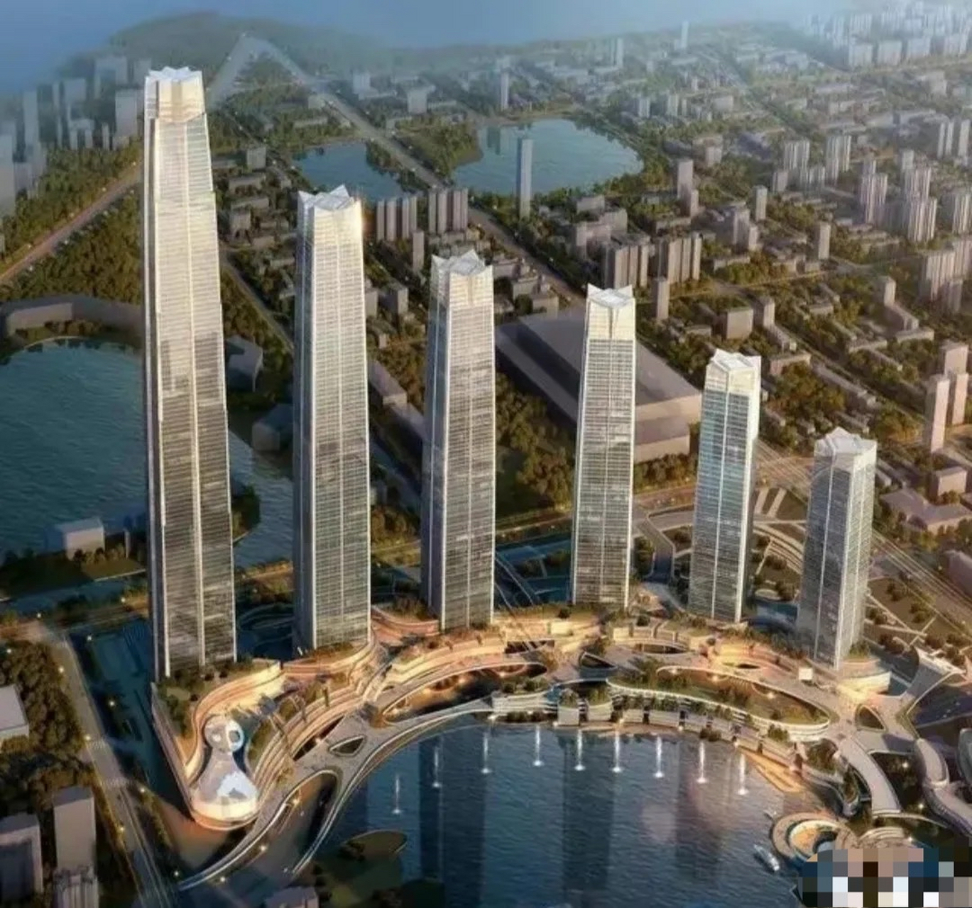 设计理念不错,七星揽月~~漂亮!房地产有救了!