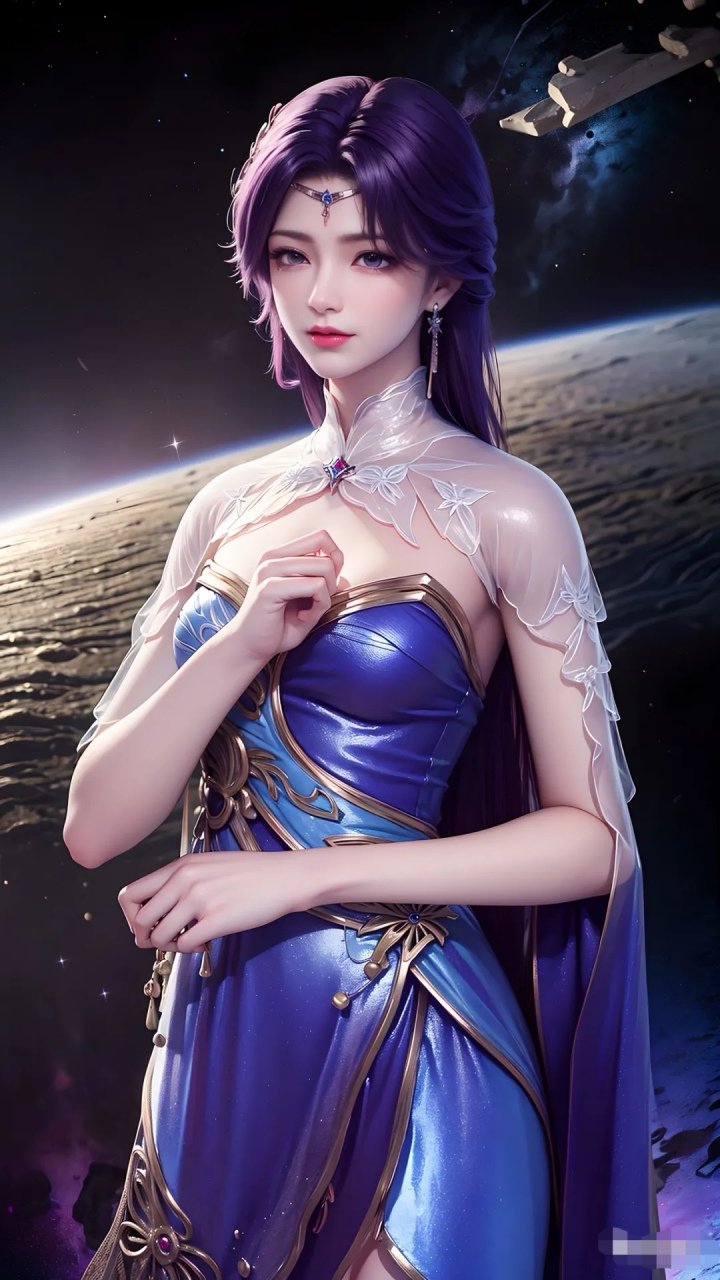 美图分享#云曦～～星空下的爱人