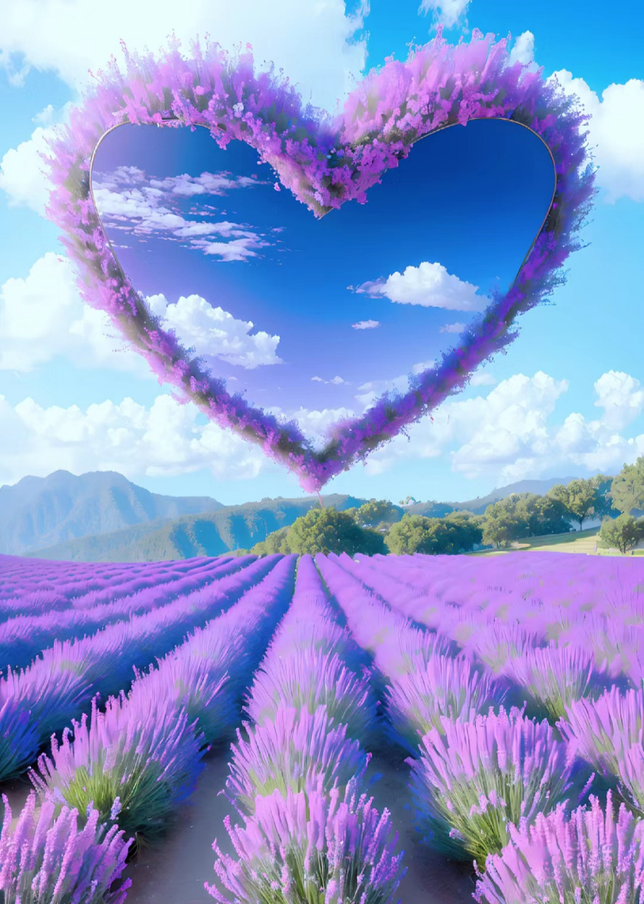 紫色系列的花海