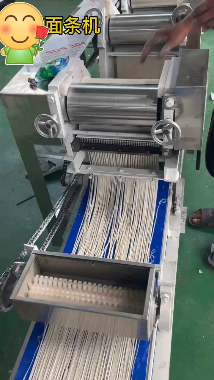 乐世博切面机 刀削面机 圆面条机 自动切面机-度小视