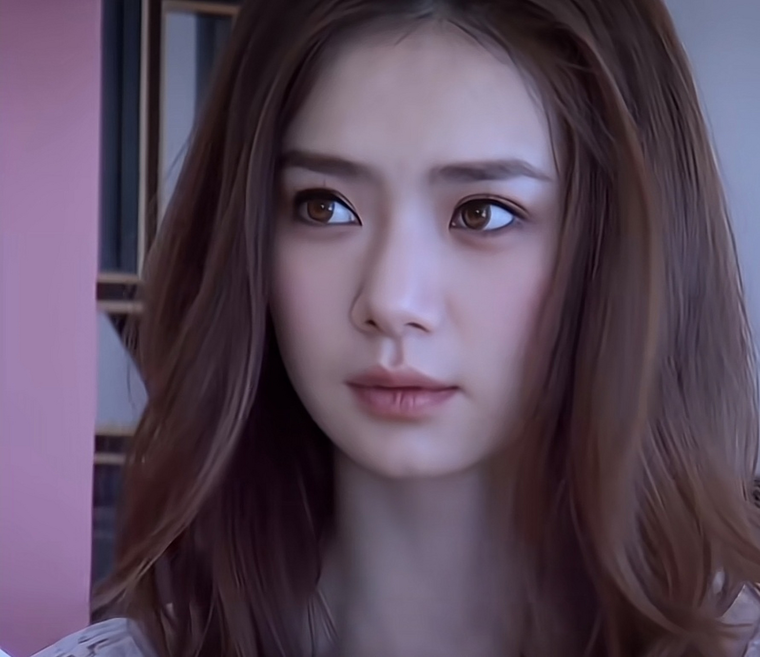 早期戚薇长发的甜美造型有被惊艳到