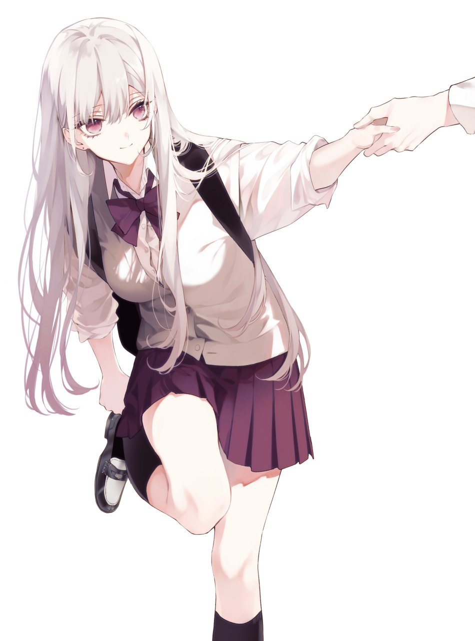 执子之手,提个鞋 画师:潮崎 #二次元# #动漫