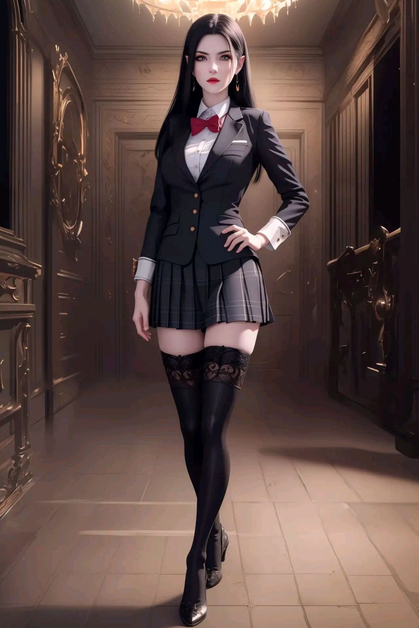 jk美杜莎女王!#动漫# #ai绘画#  画家:ai