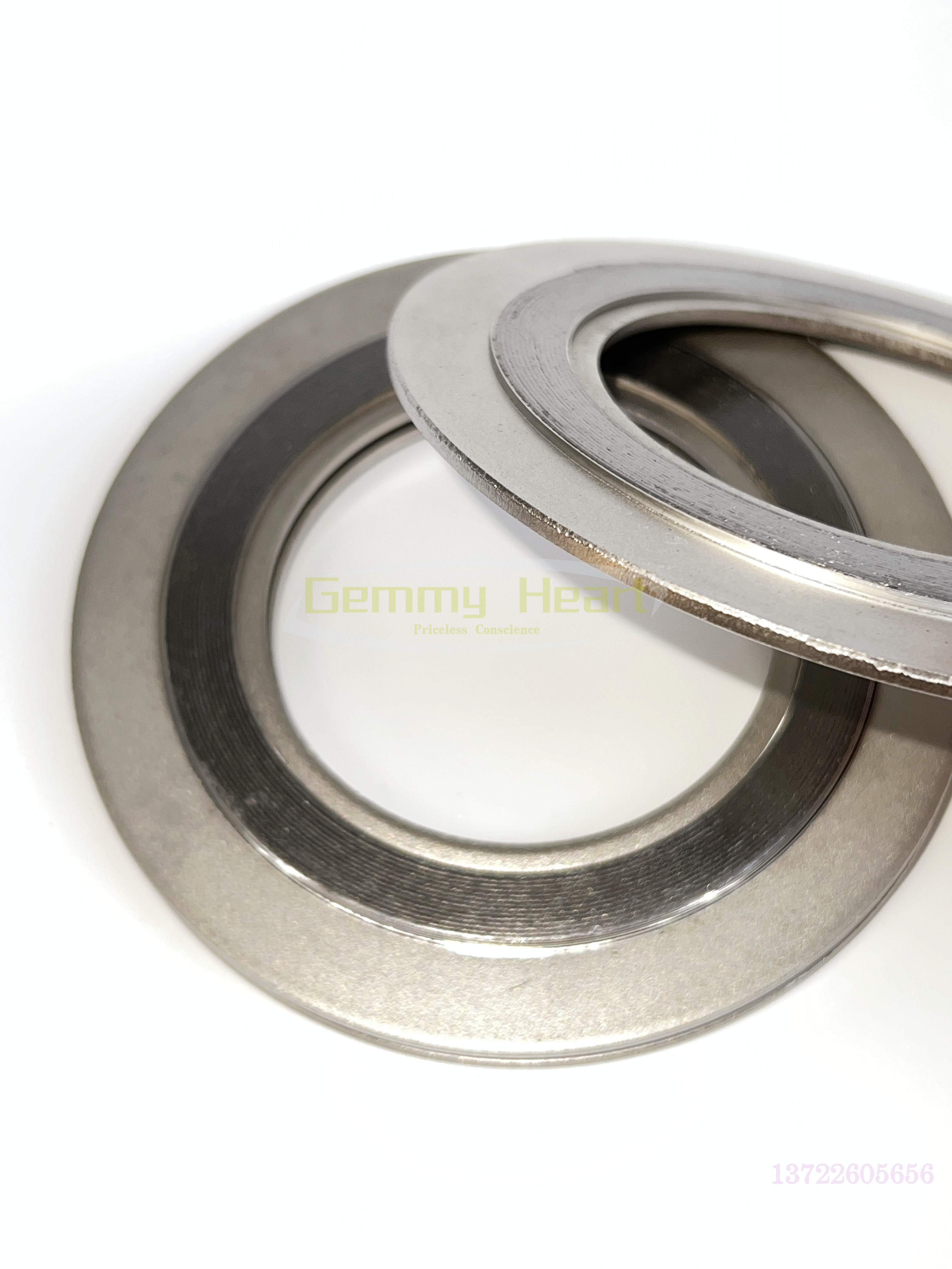 高压ss304 ss316l不锈钢内外环缠绕垫耐热 耐高温耐腐蚀可定制