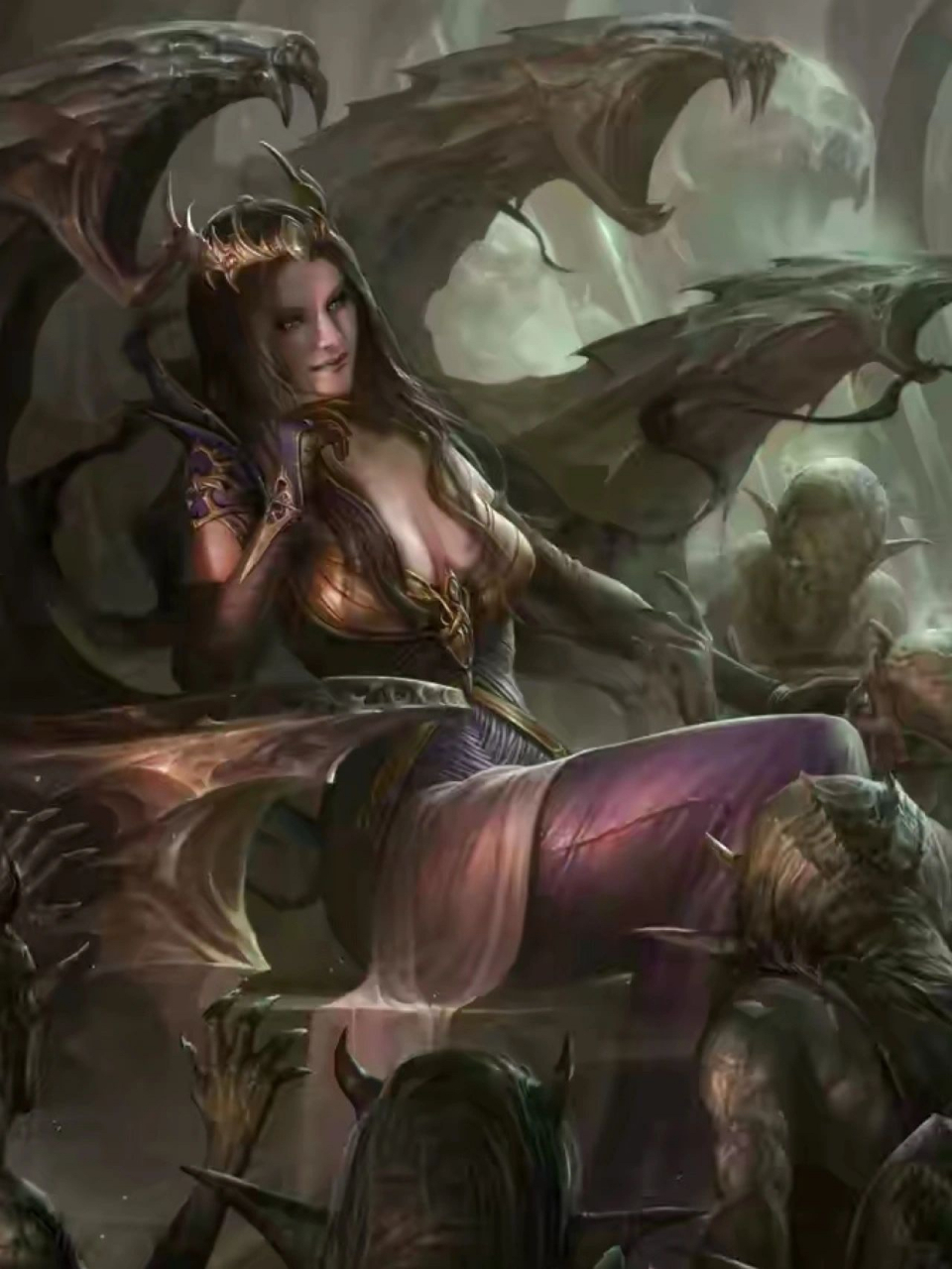 韩国插画师绘制游戏插画真是相当酷炫,写实 这组写实风格的游戏卡牌