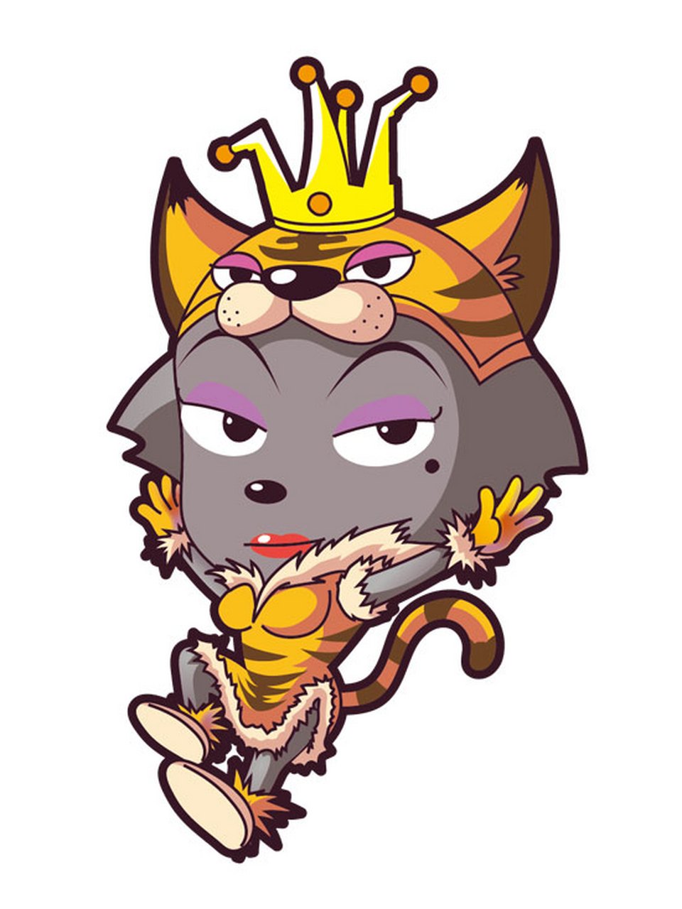 红太狼——女性的王者:头戴上了皇冠95,身穿上了皮草