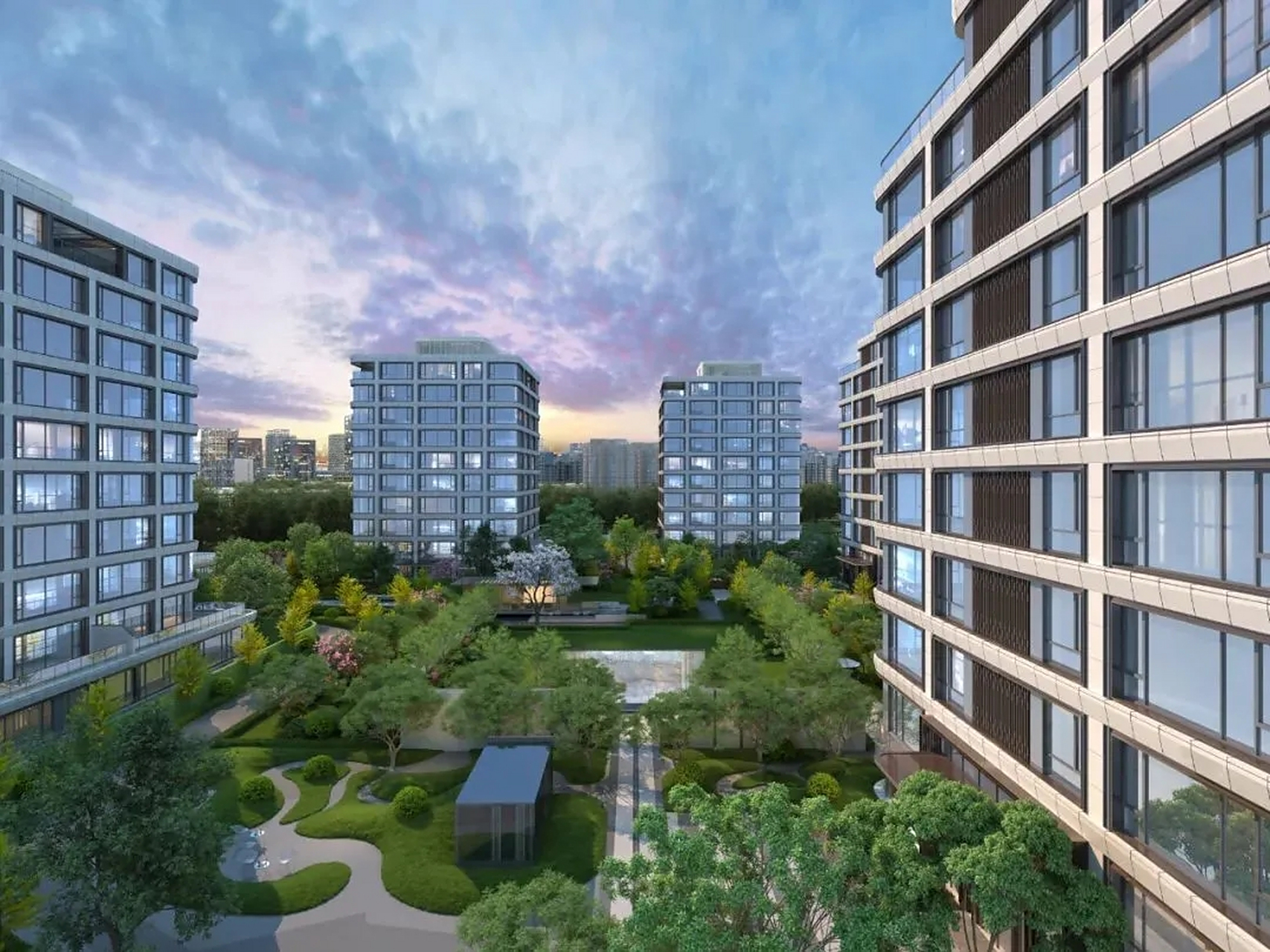 杭州西湖之江主城区330-490方呈现 花园洋房的升级版,现代美学的设计