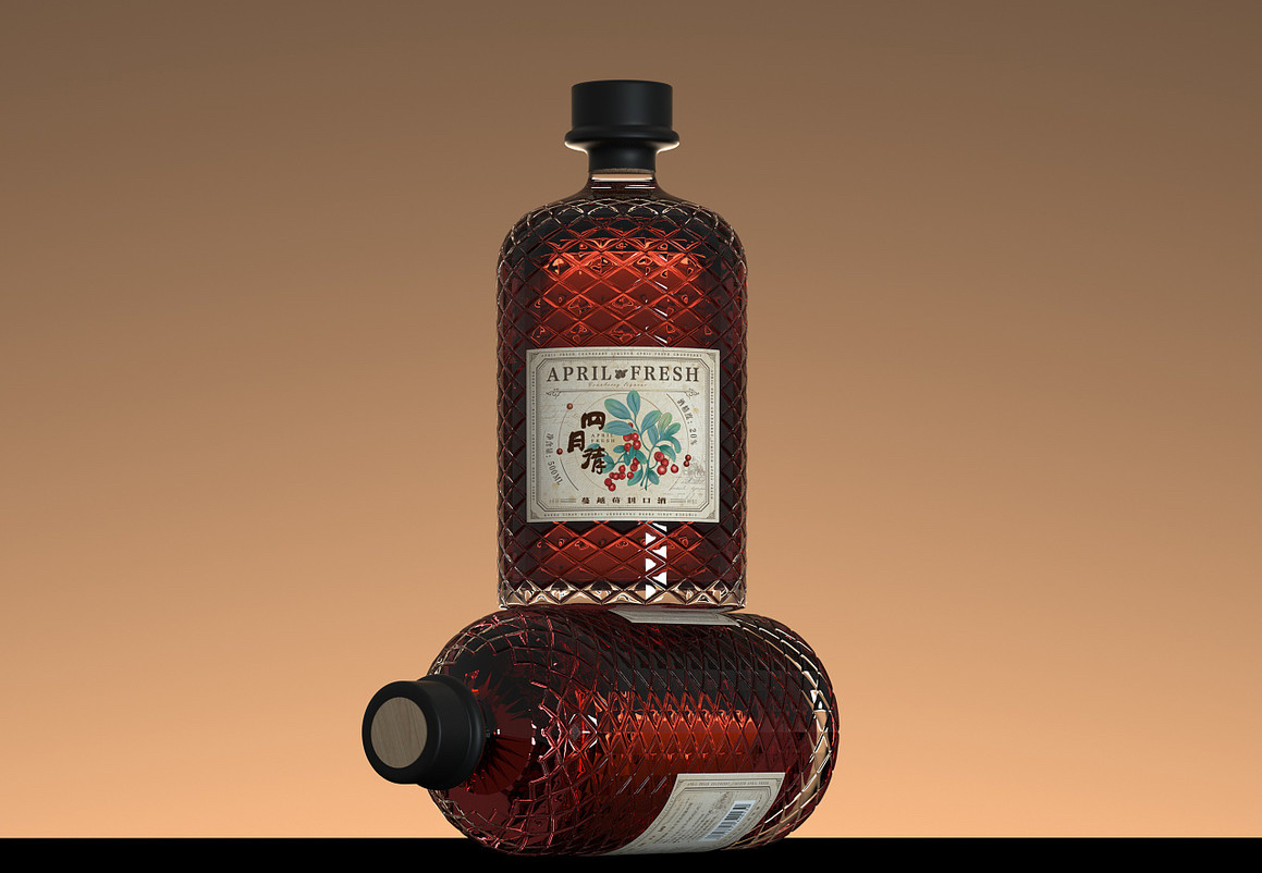包装设计分享|利口酒复古国风包装设计