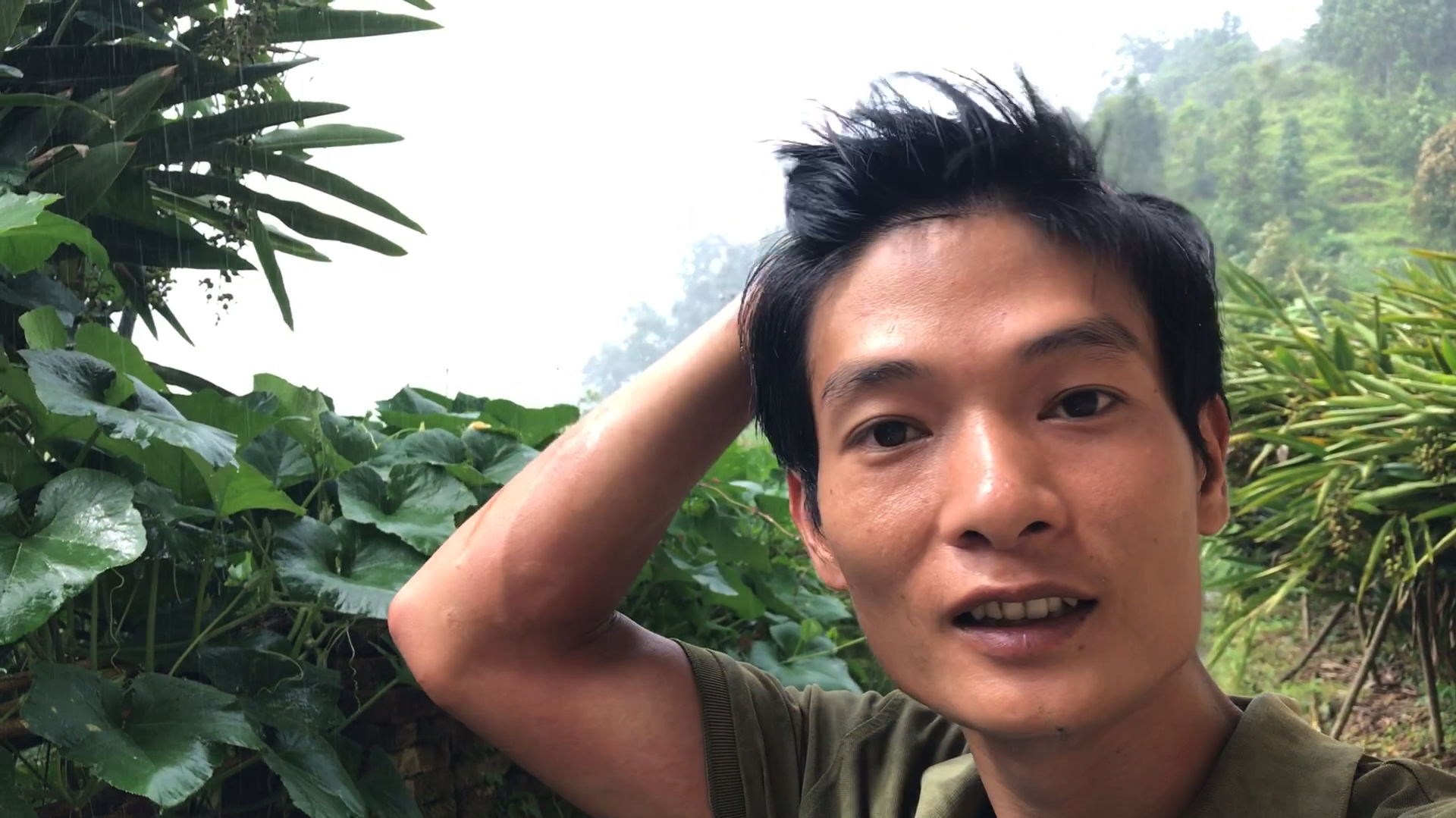 现在的南方,每天都要下一两场雨,也不带伞,意料之外的雨