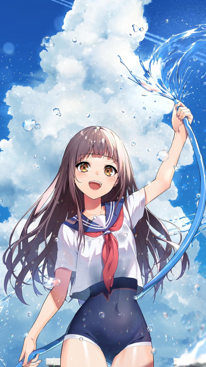 夏天当然要和学妹好好的玩水呀[你懂的] #动漫壁纸#