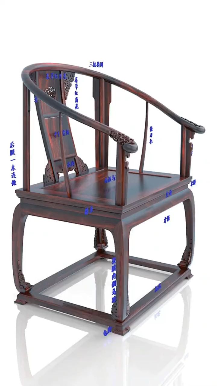 皇宫椅构造专业术语#榫卯结构