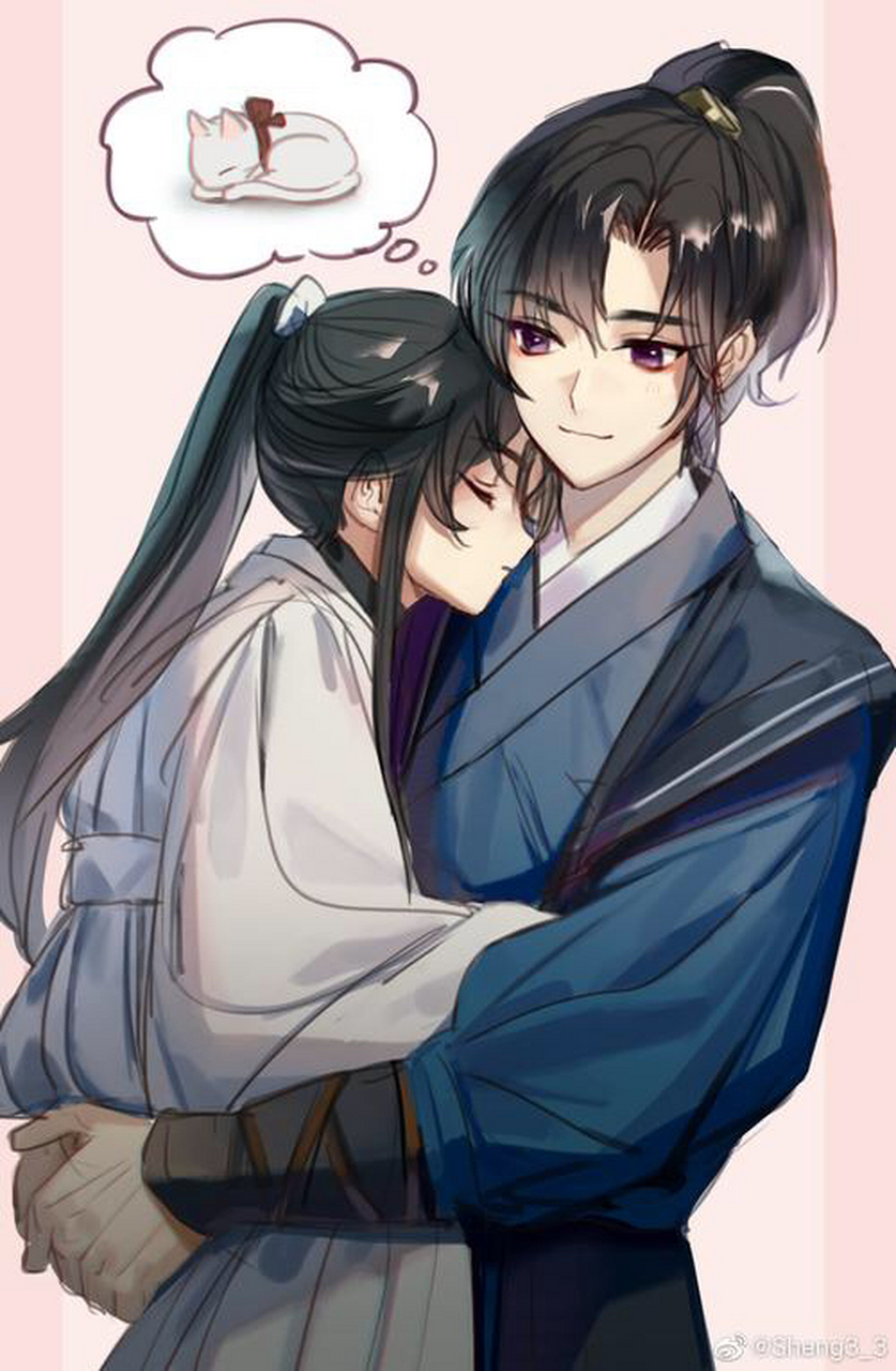 撒完刀子之后该撒糖了#二哈和他的白猫师尊# #楚晚宁墨燃#