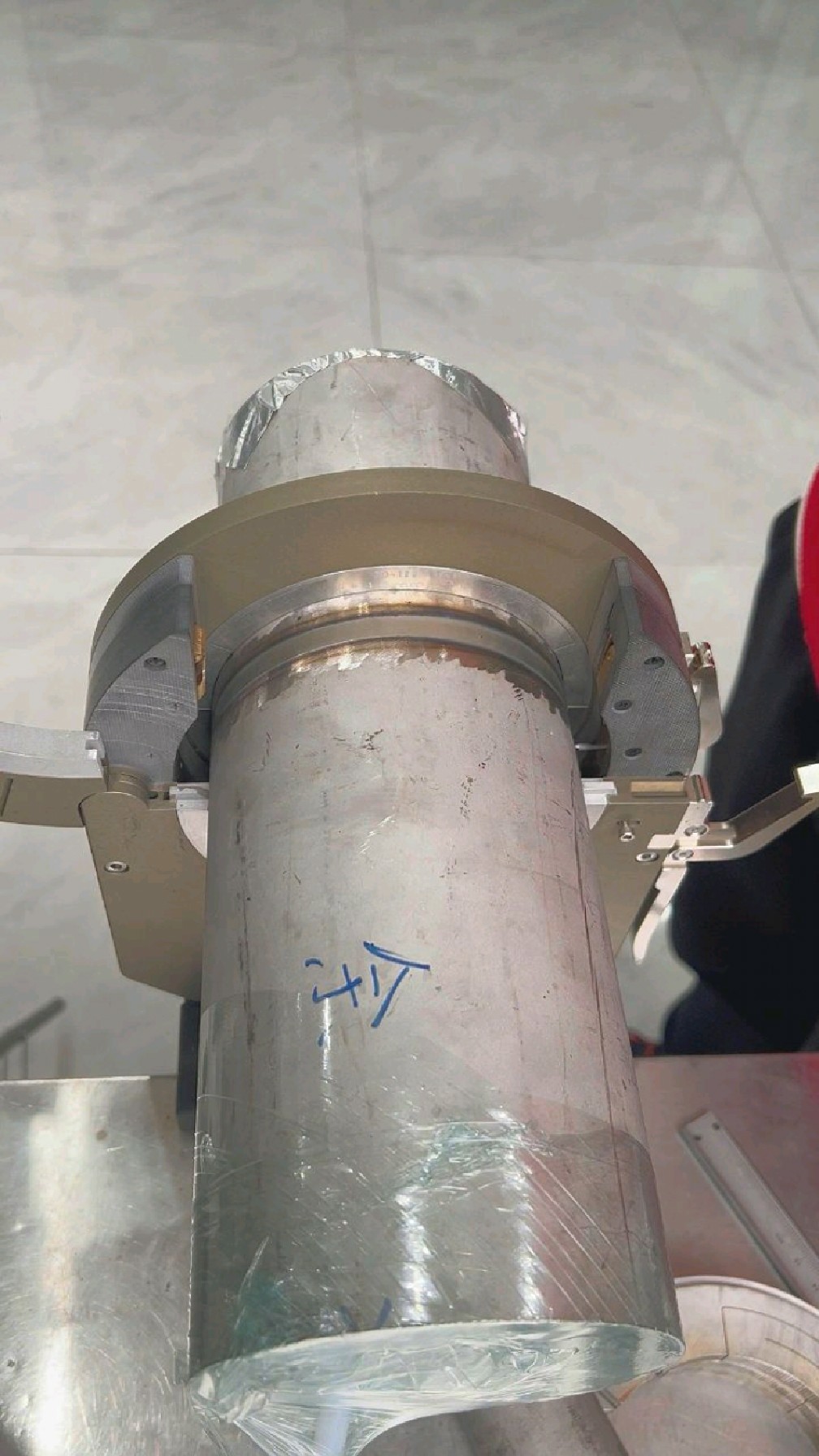 管道自动焊机焊接114mm管径不锈钢工业管 密封式焊接 两面成型 可以