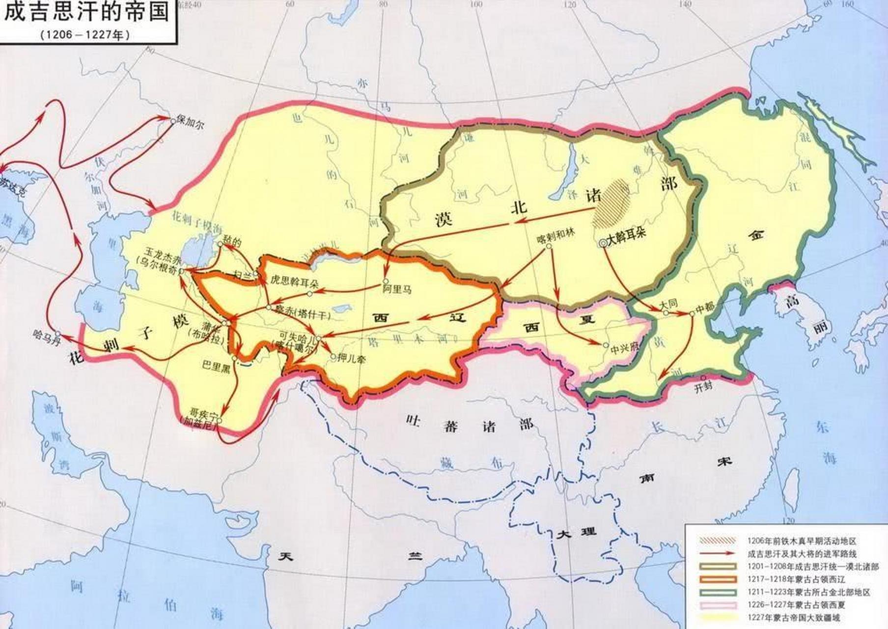 大蒙古帝国兴衰史(扩张)