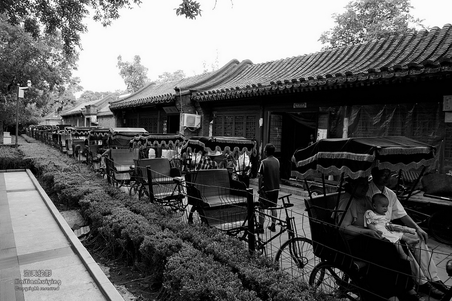 老北京胡同的人力车,有座过吗?