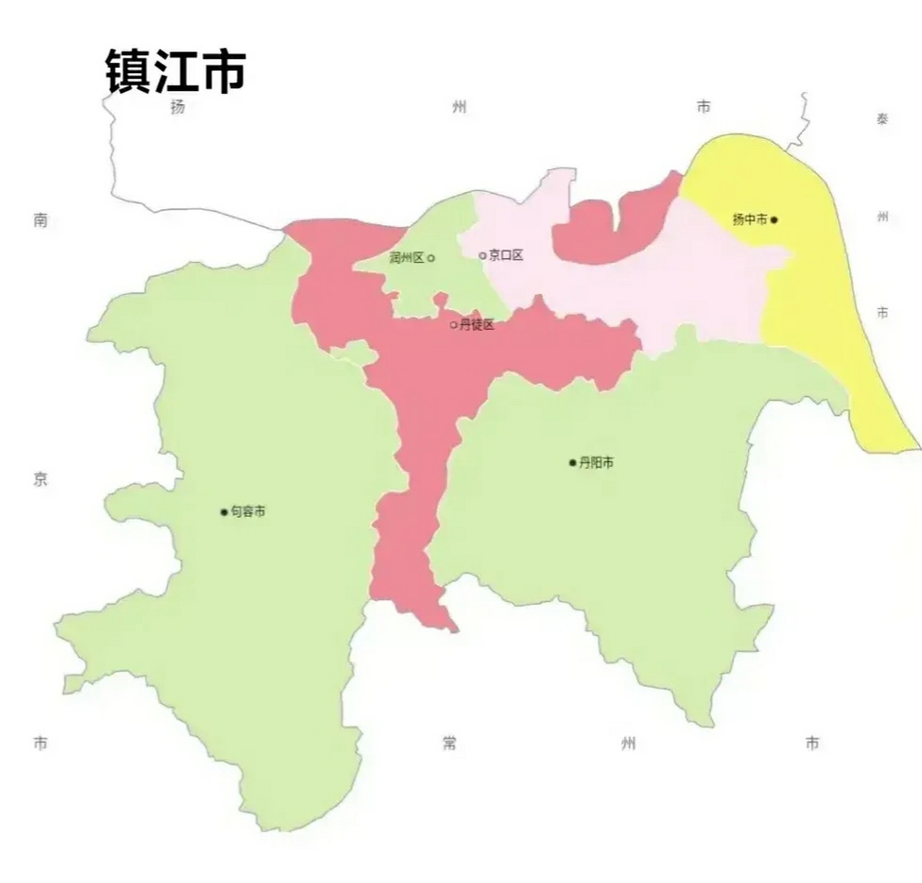 镇江高新区地图图片