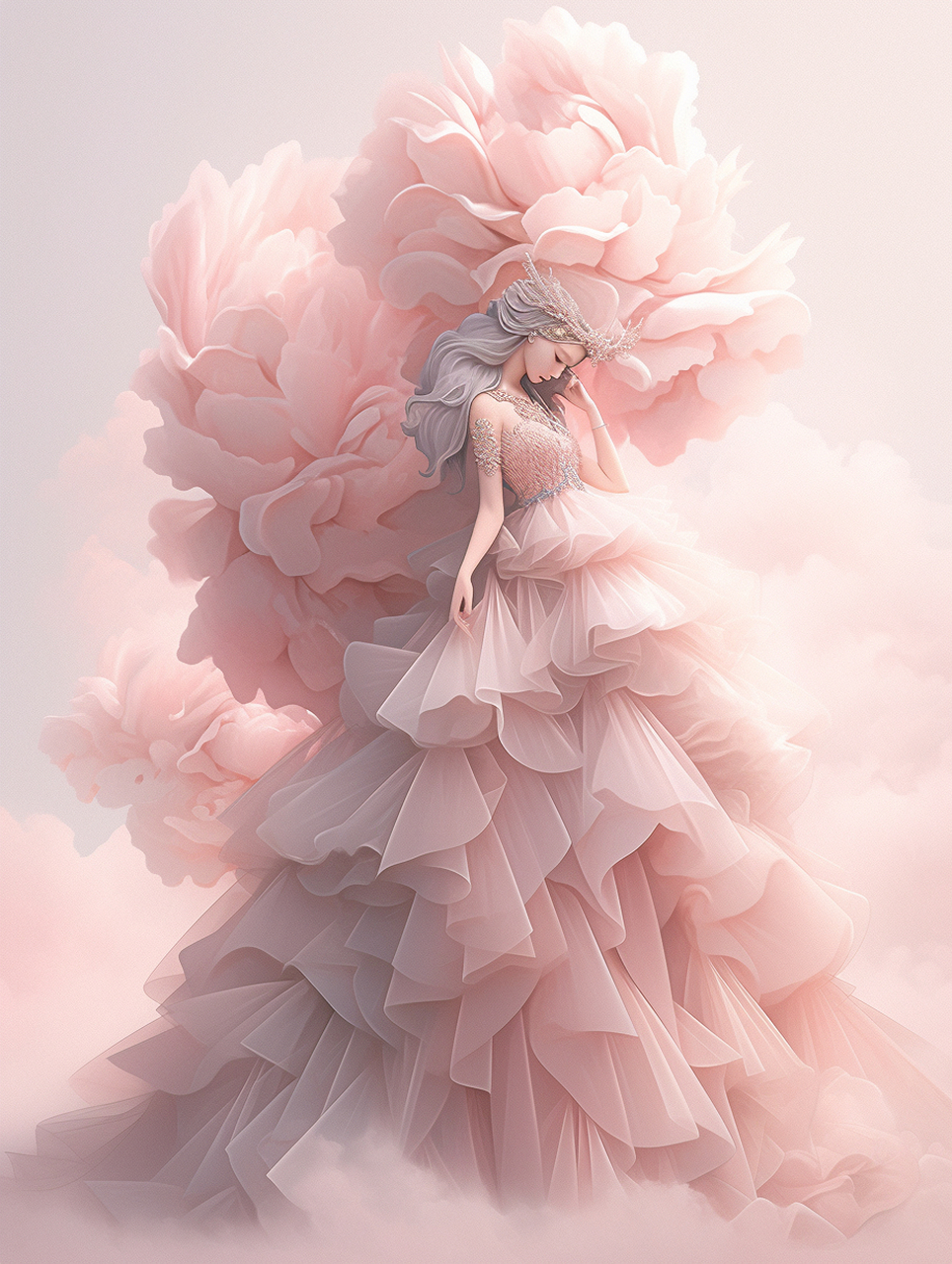 花仙子——粉红色的回忆,这画面感唯美么?